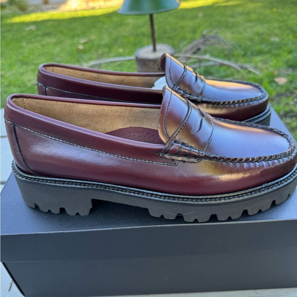 G.H. Bass Whitney Weejuns Super Lug Sole Penny Loafer - Picture 2 of 14